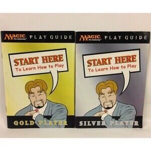 Vintage 2003 Gold and Silver Player Play Guides Magic the Gathering MTG Set of 2
